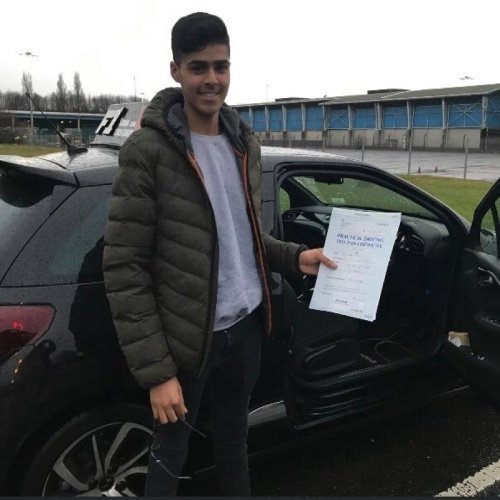 F1 School learner who passed their driving test in Glasgow