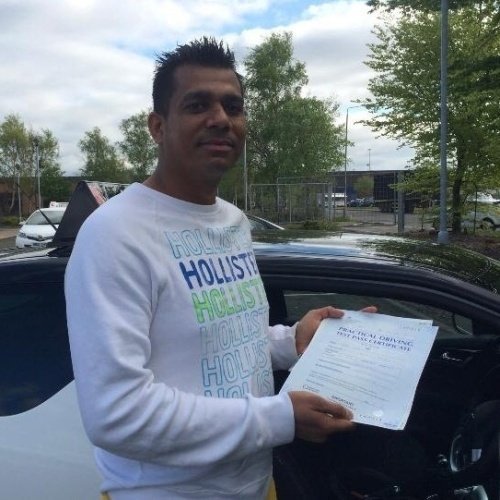 F1 School learner who passed their driving test in Glasgow