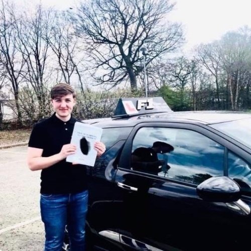 F1 School learner who passed their driving test in Glasgow