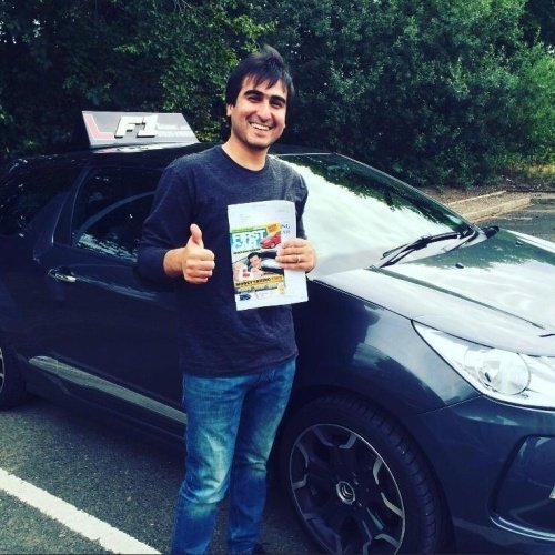 F1 School learner who passed their driving test in Glasgow