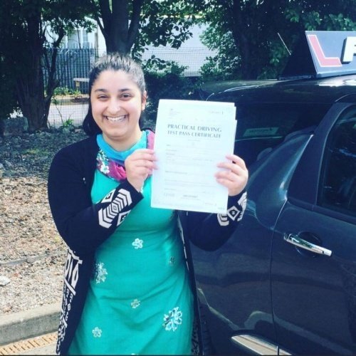 F1 School learner who passed their driving test in Glasgow