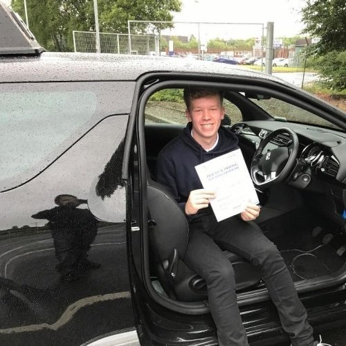 F1 School learner who passed their driving test in Glasgow