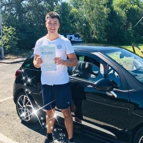 F1 School learner who passed their driving test in Glasgow