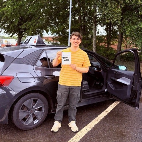 F1 School learner who passed their driving test in Glasgow