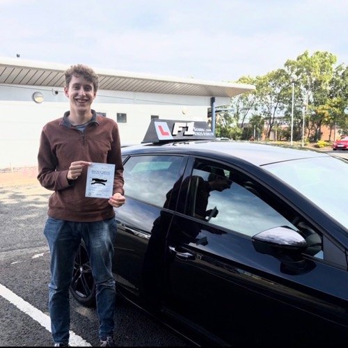 F1 School learner who passed their driving test in Glasgow