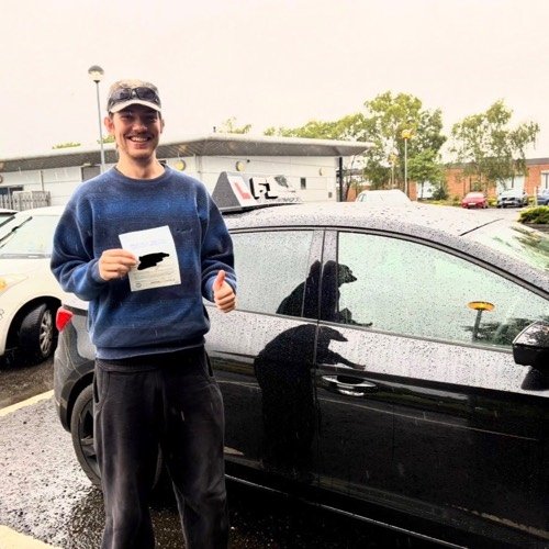 F1 School learner who passed their driving test in Glasgow