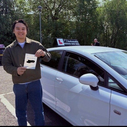 F1 School learner who passed their driving test in Glasgow