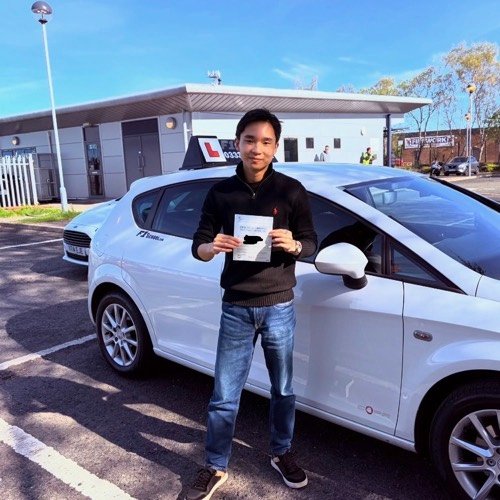 F1 School learner who passed their driving test in Glasgow