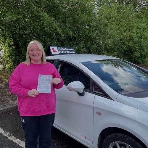F1 School learner who passed their driving test in Glasgow
