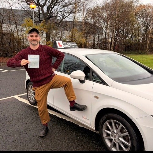 F1 School learner who passed their driving test in Glasgow