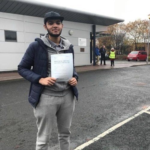 F1 School learner who passed their driving test in Glasgow